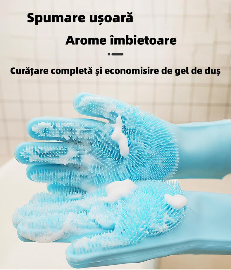 Mănuși de masaj și baie pentru animale de companie. protecție împotriva zgârieturilor și mușcăturilor.