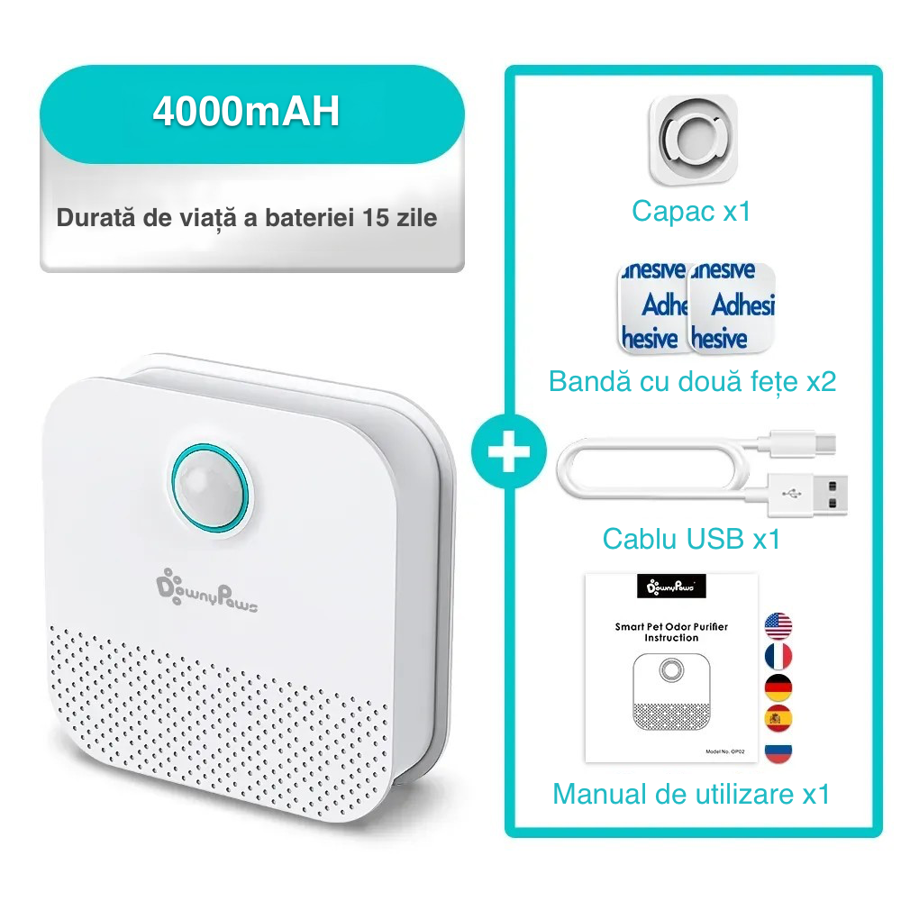 4000mAh Smart Cat Odor Purificator