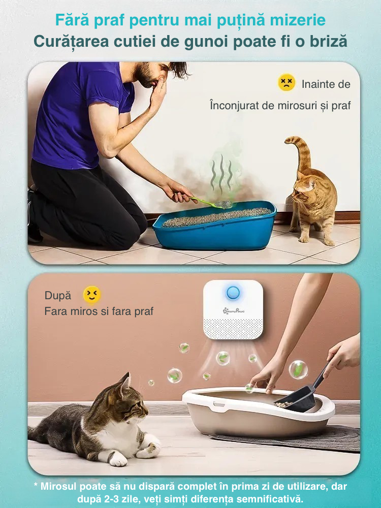 4000mAh Smart Cat Odor Purificator