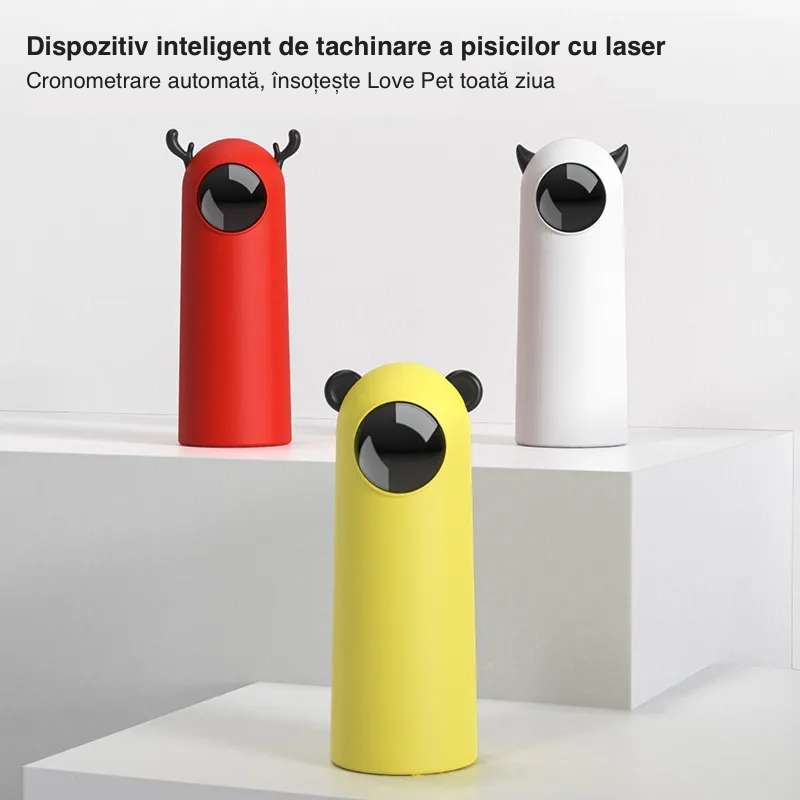 Jucarie interactiva cu laser pentru pisici