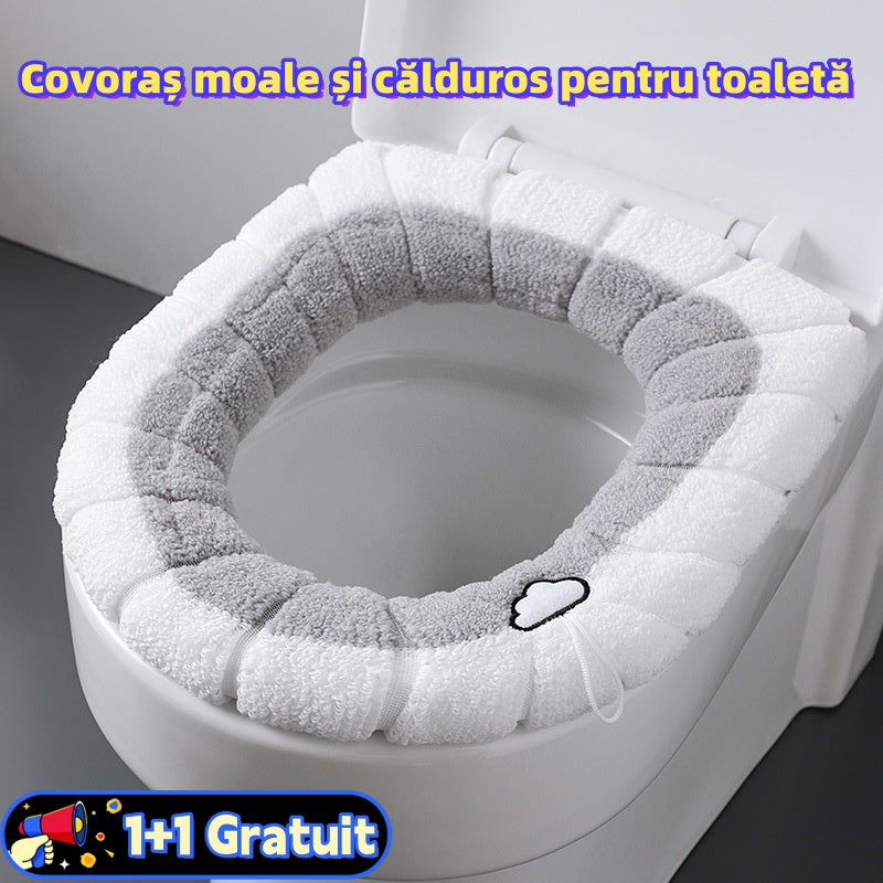 Covoraș moale și călduros pentru toaletă(🎁1+1 Gratuit 🤩)