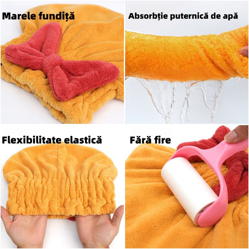 Pălărie de uscat cu fundiță Absorbție puternică de apă (🎁1+1 Gratuit 🤩)