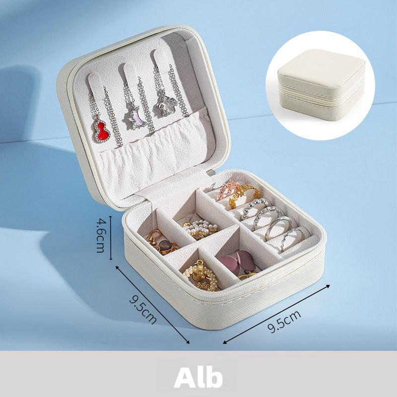 Cutie de bijuterii portabilă și compactă, perfectă pentru călătorii(🎁1+1 Gratuit 🤩)