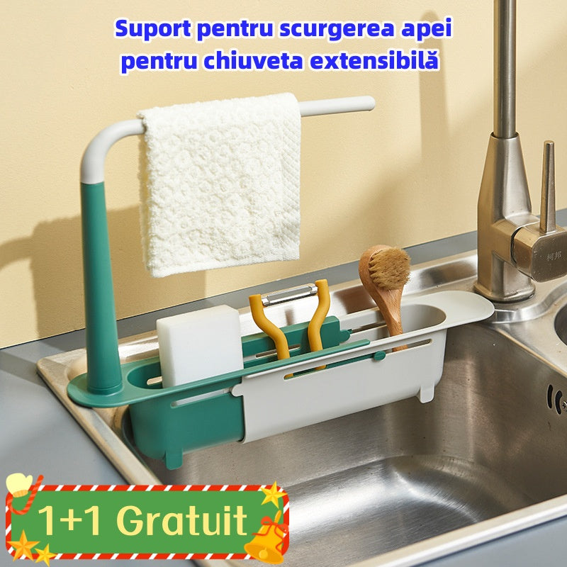 Suport pentru scurgerea apei pentru chiuveta extensibilă(🎁1+1 Gratuit 🤩)