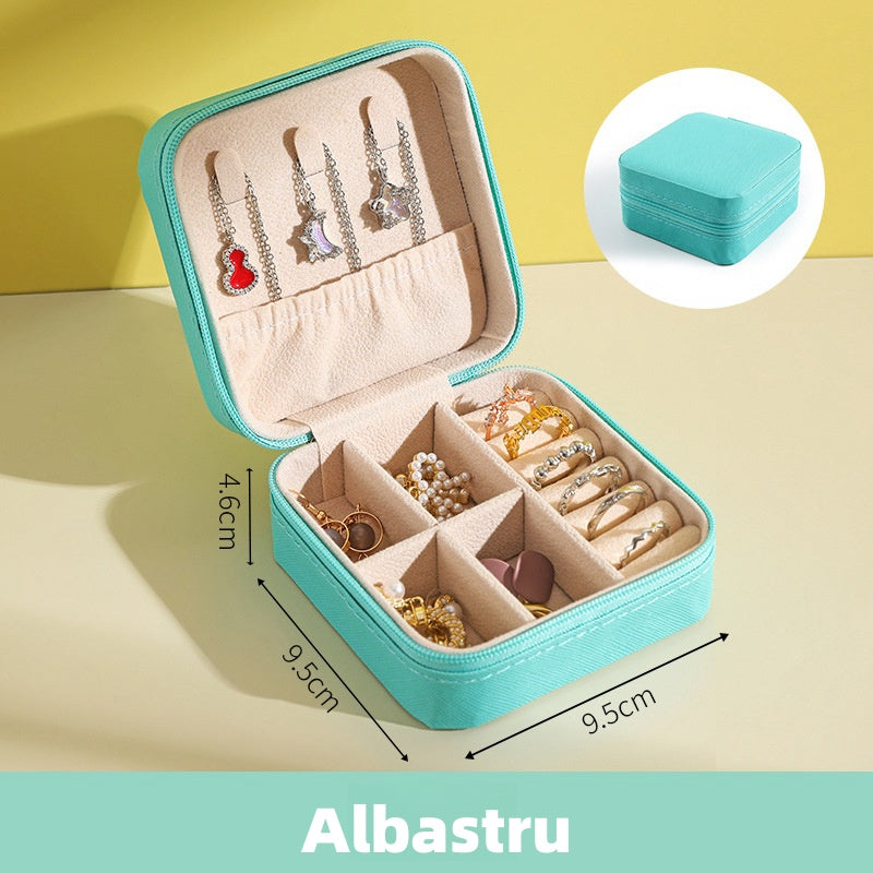 Cutie de bijuterii portabilă și compactă, perfectă pentru călătorii(🎁1+1 Gratuit 🤩)