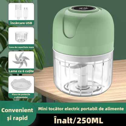 Mini tocător electric portabil de alimente/Robot de bucătărie pentru bebeluși