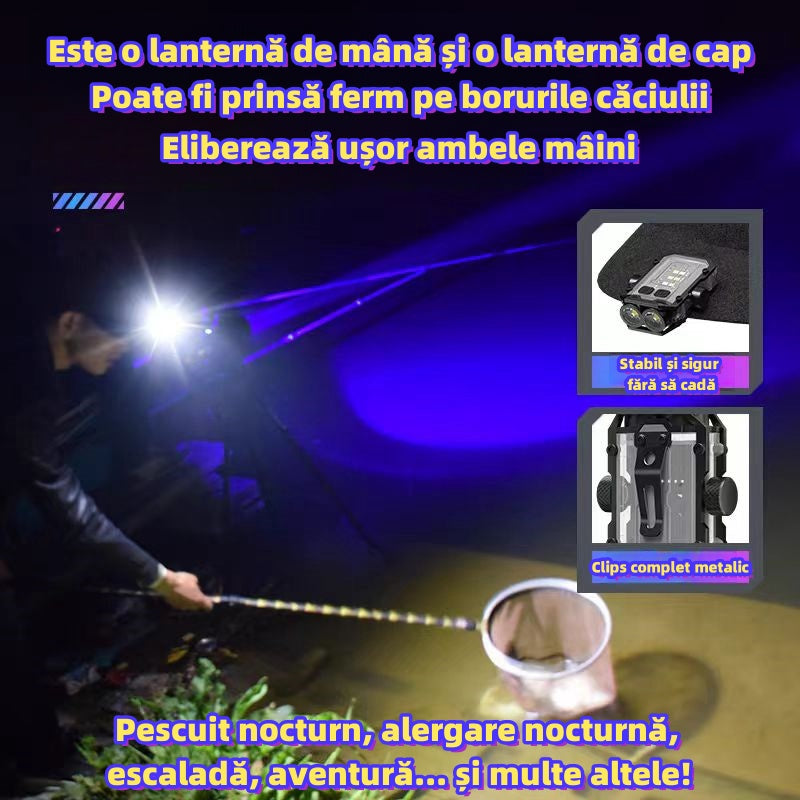 Lampă portabilă cu LED-uri de avertizare Cu giroscop rotativ