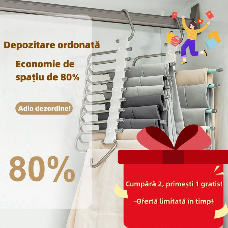 Suport pliabil pentru pantaloni (Cumpără 2, primești 1 gratis!)