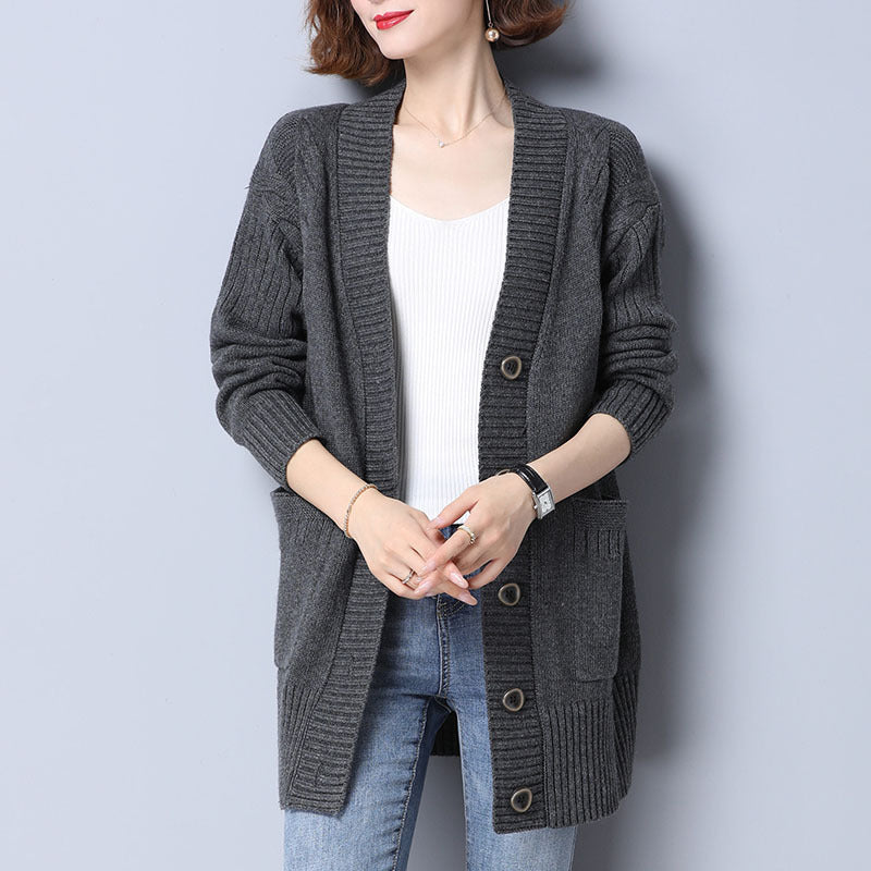 Pulover cardigan elegant