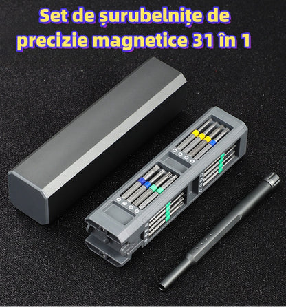 Set de șurubelnițe de precizie magnetice 31 în 1