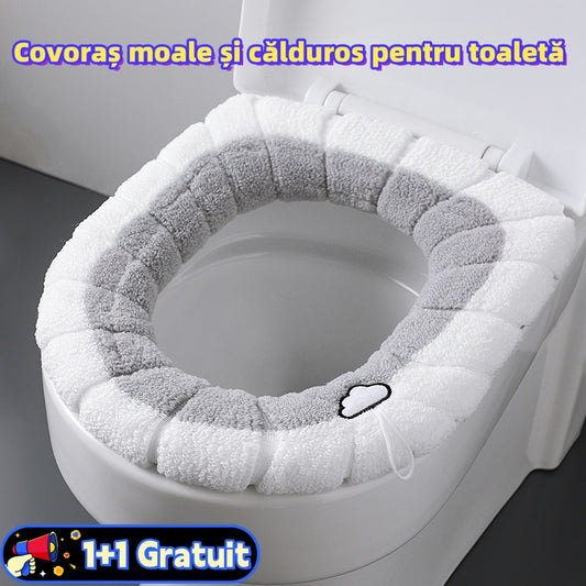 Covoraș moale și călduros pentru toaletă（🎁1+1 Gratuit 🤩）